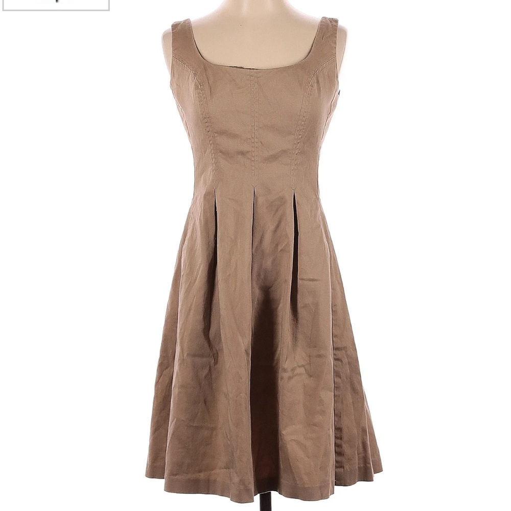 Nine West casual dress neutral color with pockets size L